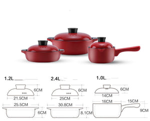 Discover the Charm of Cooking with Our China Red Ceramic Stock Pot