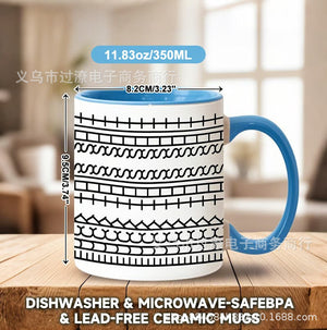 Elevate Your Coffee Experience with Our Ceramic Kitchen Coffee Cup Decoration